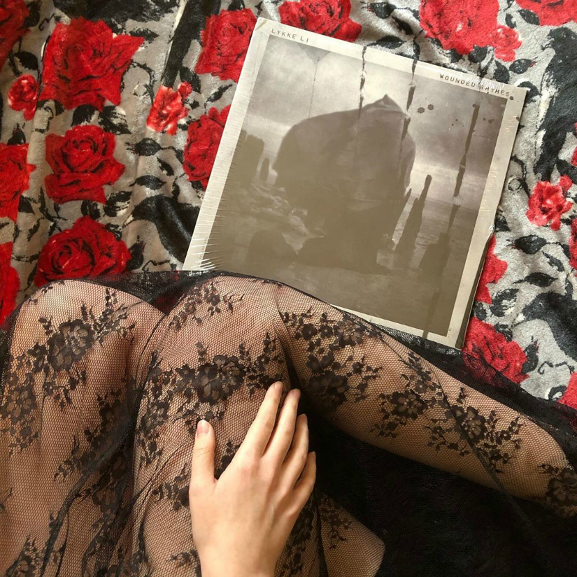 Lace Dress + Lykke Li Wounded Rhymes Vinyl